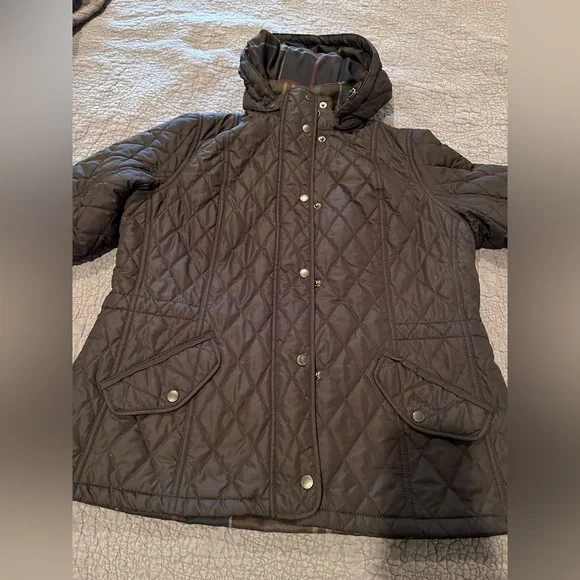 Barbour Cavalry Polarquilt Jacket (Hooded version) - Size 14 - Picture 1 of 10